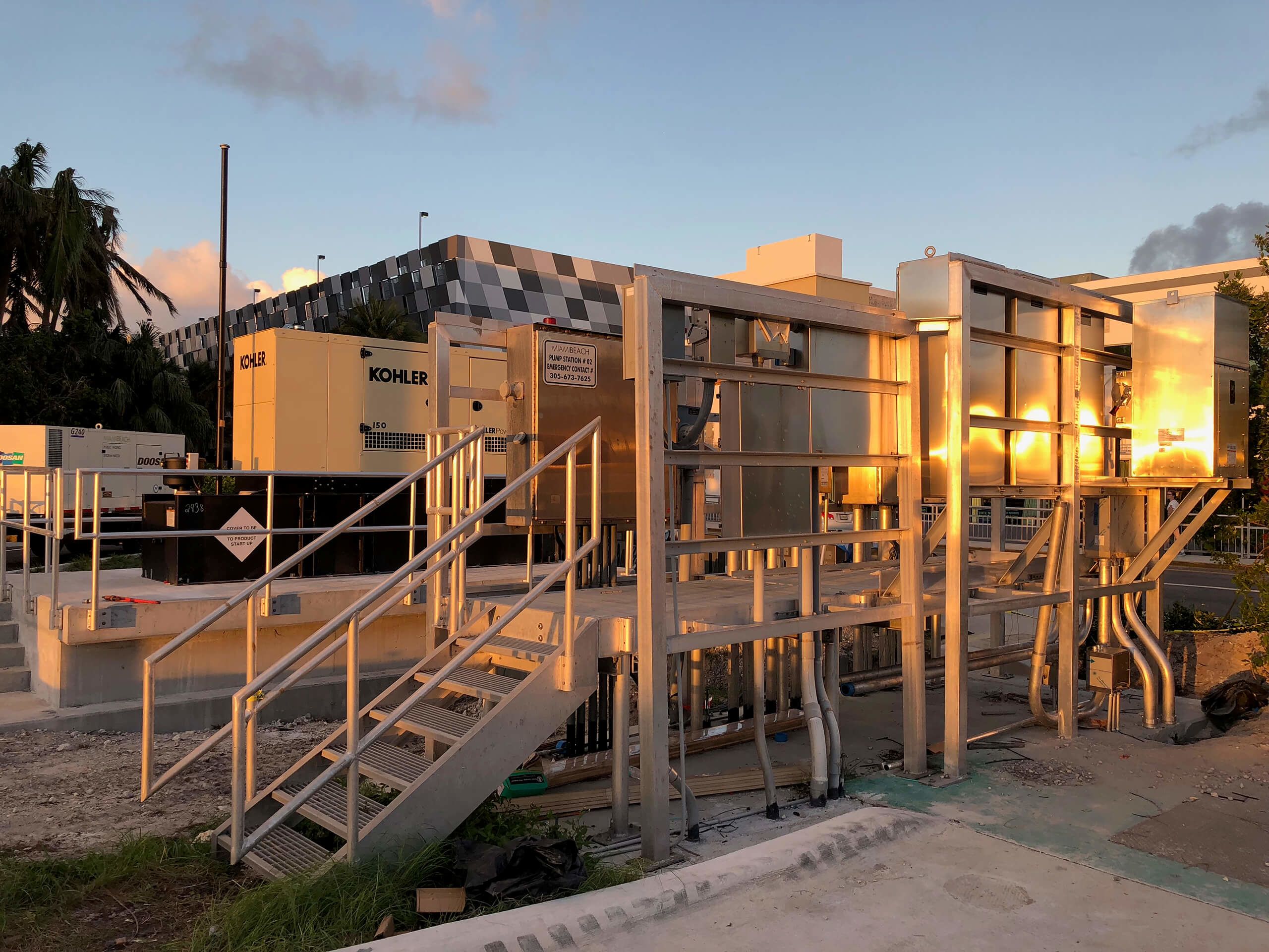 Pump stations have started to pop up all over Miami Beach.